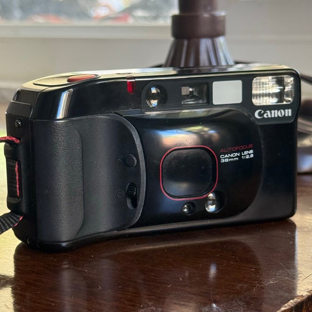 CANON Auto Boy 3 Sure Shot SUPREME 35mm Film Point & Shoot Camera TESTED WORKS